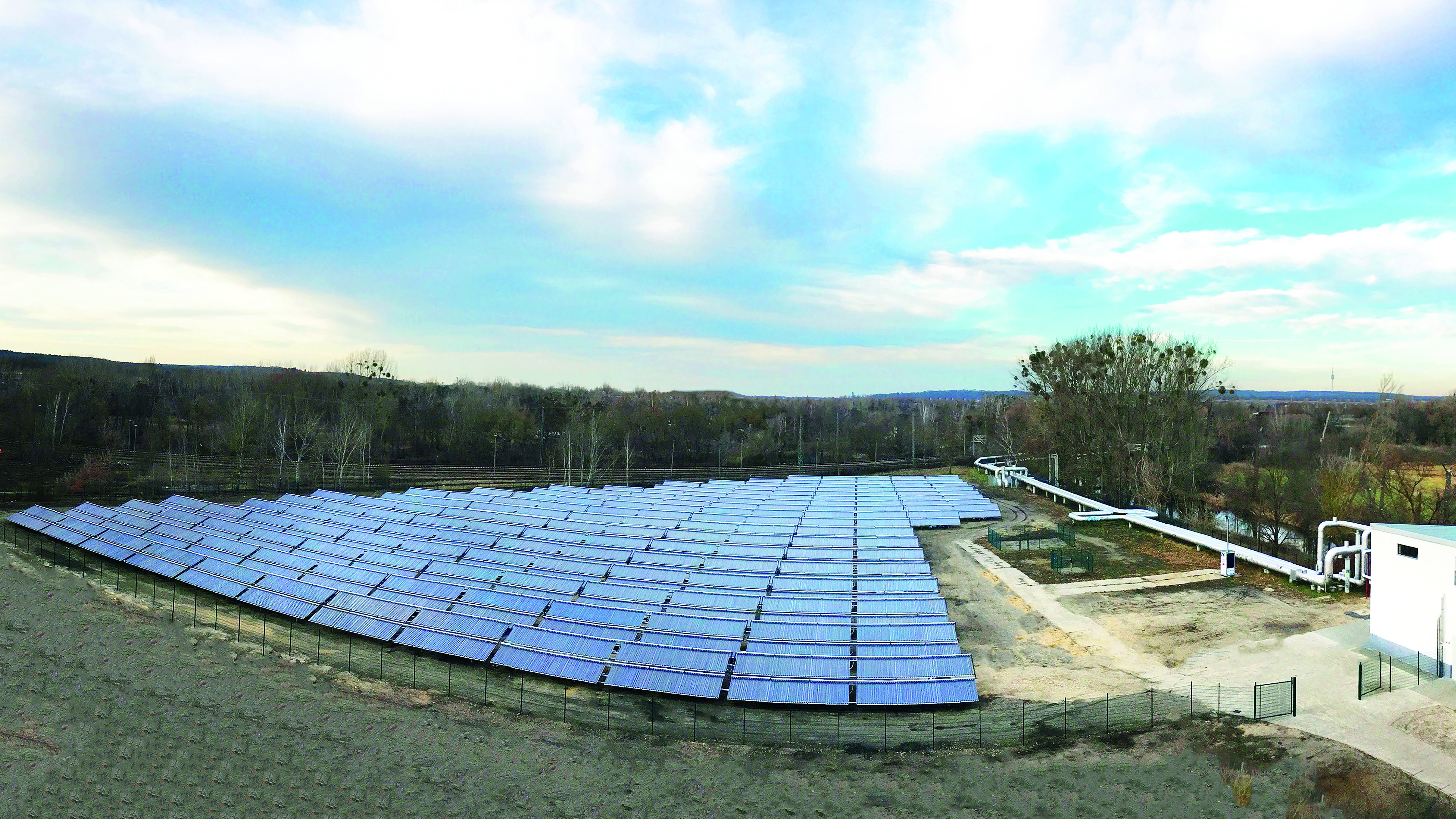 Solarthermieanlage für die Potsdamer Fernwärme
